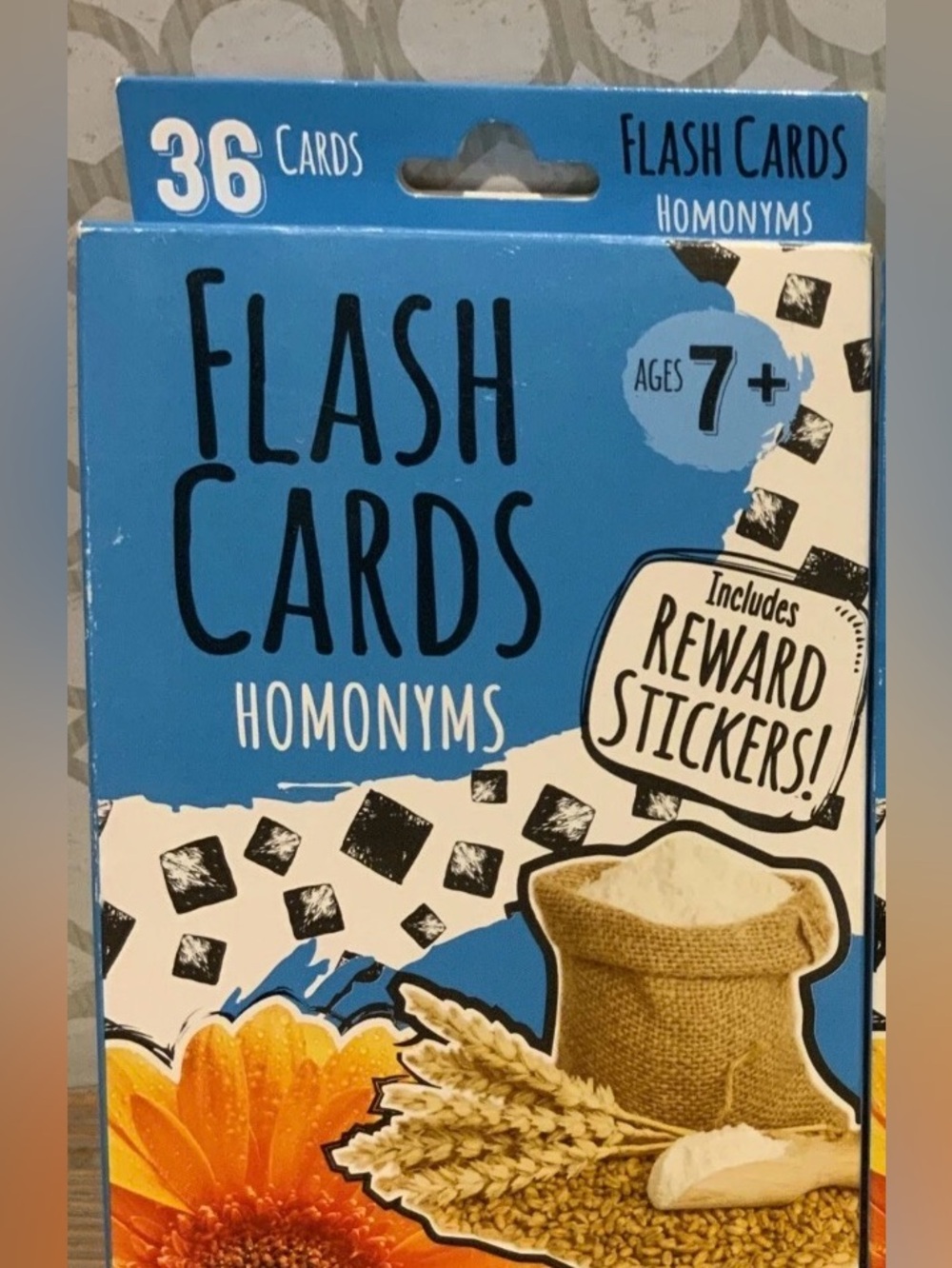 Bendon Flash Cards Homonyms Ages 7+ 36 Includes Reward Stickers